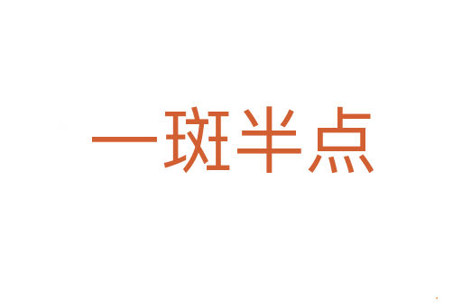 一斑半点