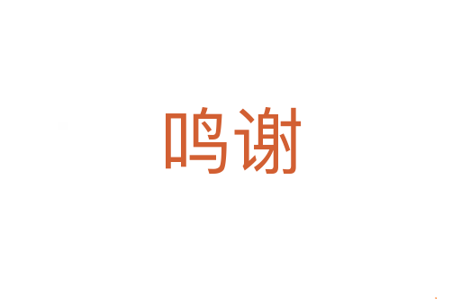 鸣谢