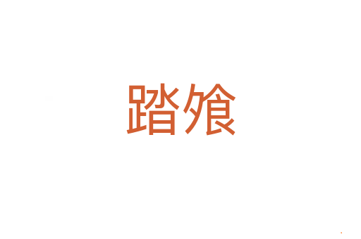 踏飧