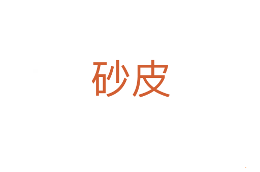 砂皮