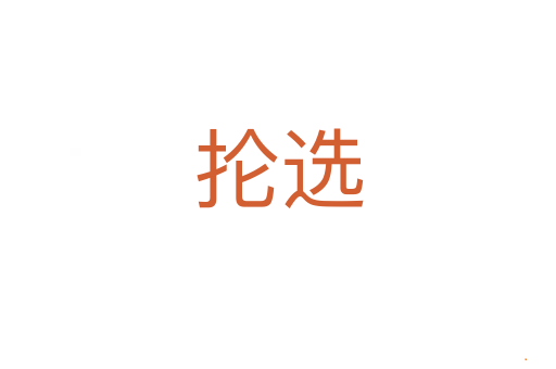 抡选
