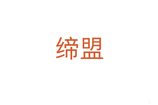缔盟