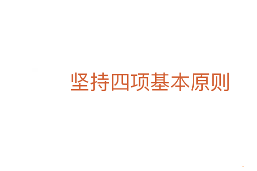 坚持四项基本原则