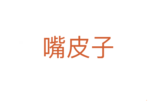 嘴皮子