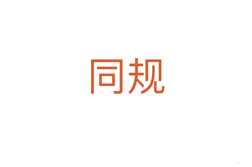 同规