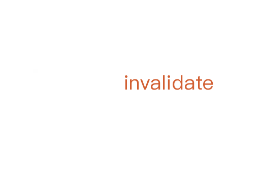 invalidate
